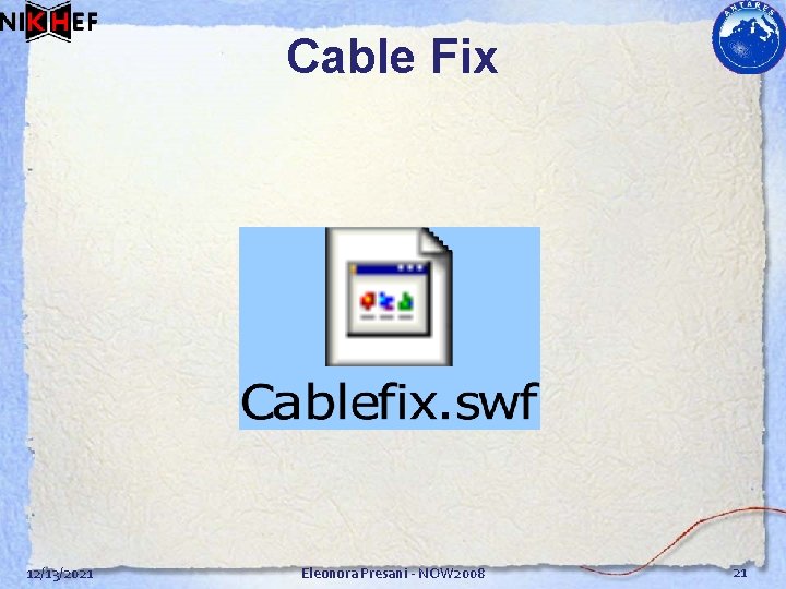 Cable Fix 12/13/2021 Eleonora Presani - NOW 2008 21 