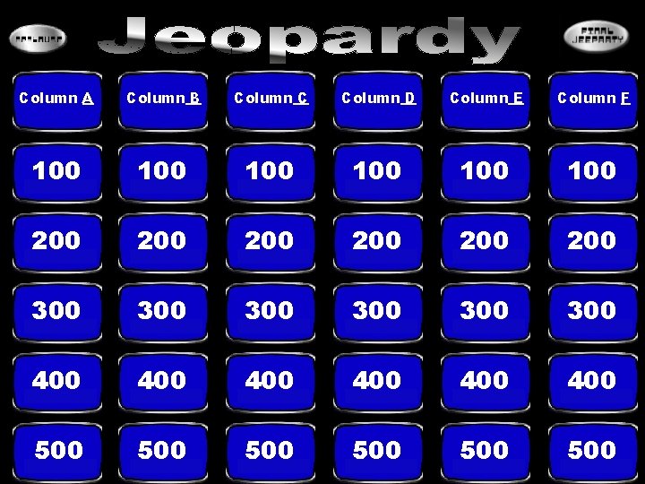 Column A Column B Column C Column D Column E Column F 100 100