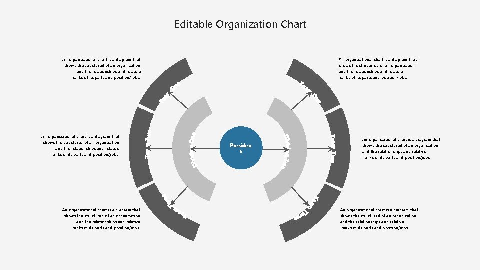 Editable Organization Chart An organizational chart is a diagram that shows the structured of