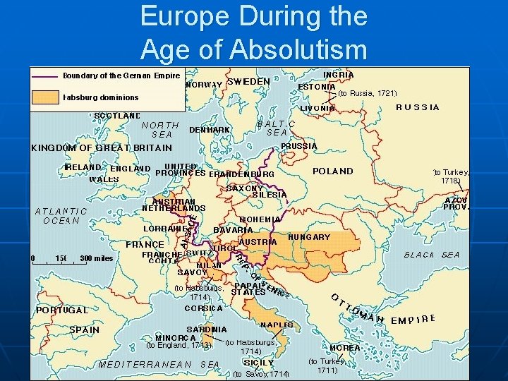 Europe During the Age of Absolutism 