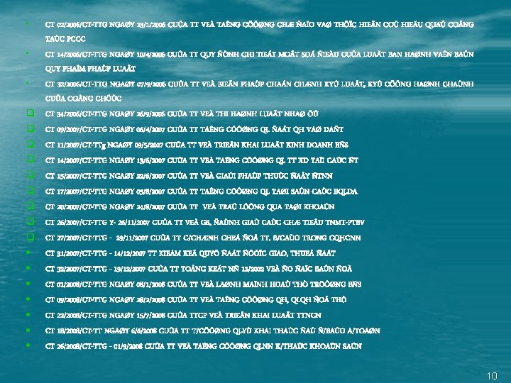 ° CT 02/2006/CT-TTG NGAØY 23/1/2006 CUÛA TT VEÀ TAÊNG CÖÔØNG CHÆ ÑAÏO VAØ THÖÏC