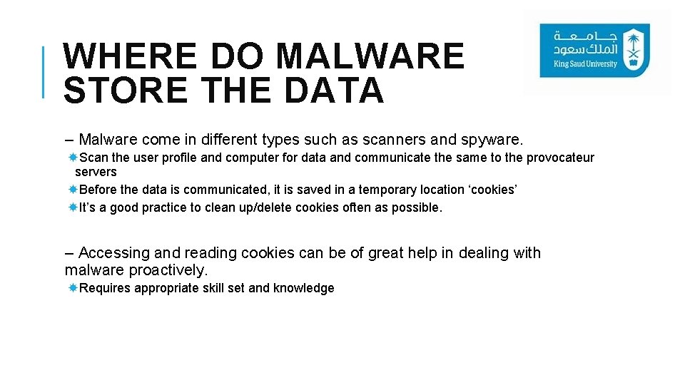 WHERE DO MALWARE STORE THE DATA – Malware come in different types such as
