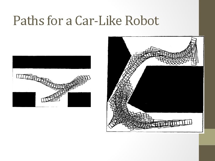 Paths for a Car-Like Robot 