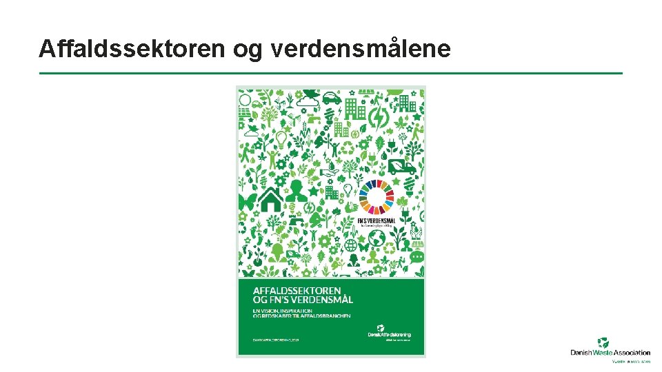 Affaldssektoren og verdensmålene 