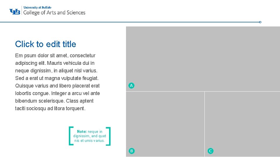 Click to edit title Em psum dolor sit amet, consectetur adipiscing elit. Mauris vehicula