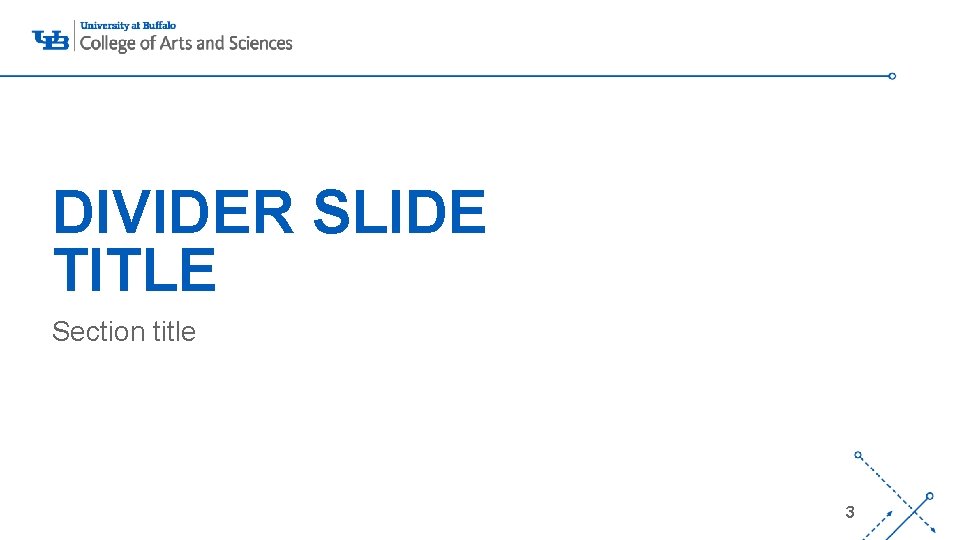 DIVIDER SLIDE TITLE ‘- Section title 3 