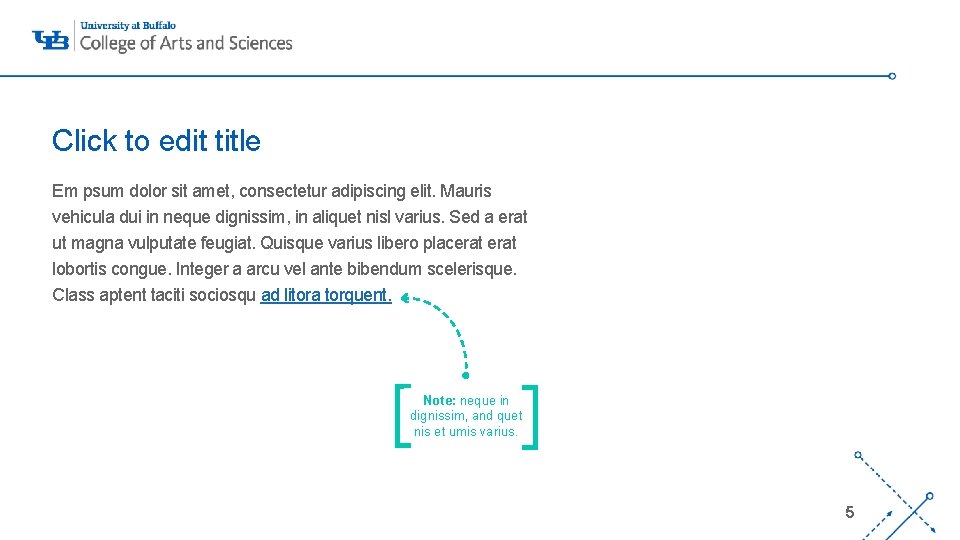 Click to edit title Em psum dolor sit amet, consectetur adipiscing elit. Mauris vehicula