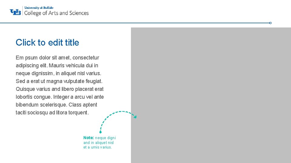 Click to edit title Em psum dolor sit amet, consectetur adipiscing elit. Mauris vehicula