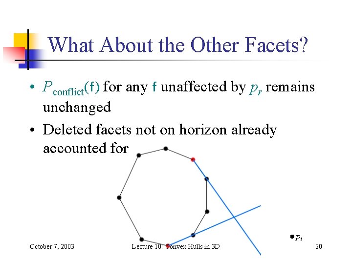 What About the Other Facets? • Pconflict(f) for any f unaffected by pr remains What About the Other Facets? • Pconflict(f) for any f unaffected by pr remains