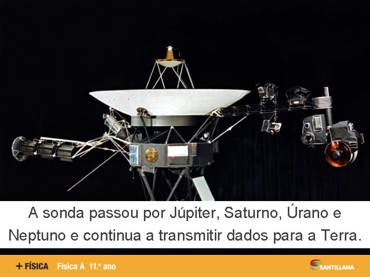 A sonda passou por Júpiter, Saturno, Úrano e Neptuno e continua a transmitir dados