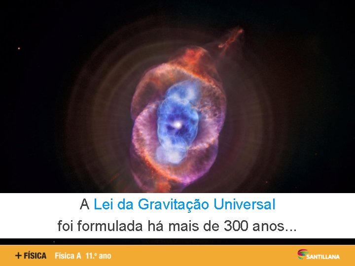 A Lei da Gravitação Universal foi formulada há mais de 300 anos. . .