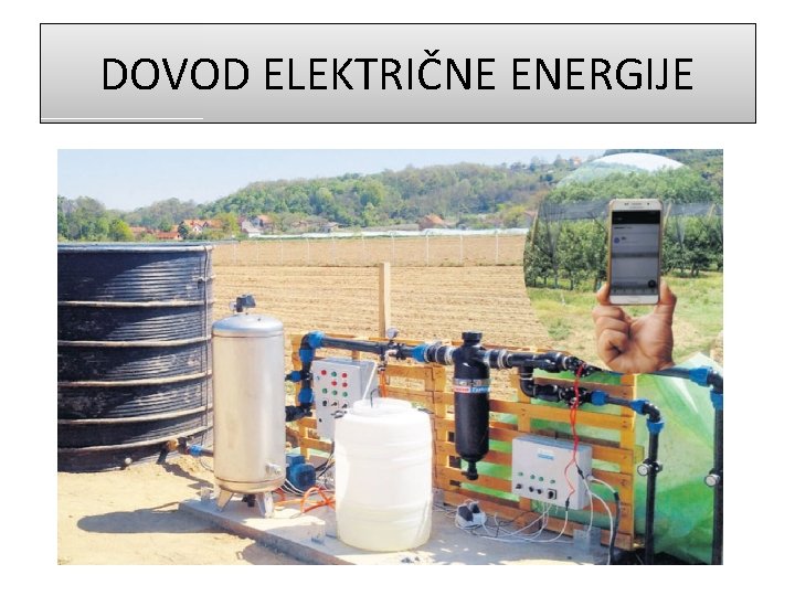 DOVOD ELEKTRIČNE ENERGIJE 