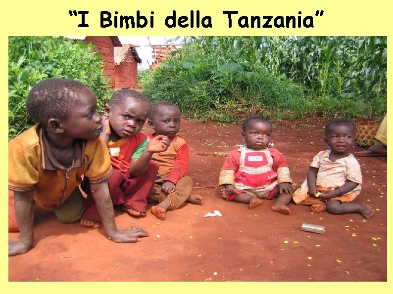 “I Bimbi della Tanzania” 