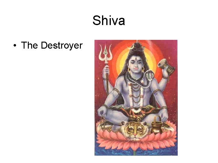 Shiva • The Destroyer 
