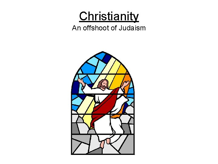 Christianity An offshoot of Judaism 