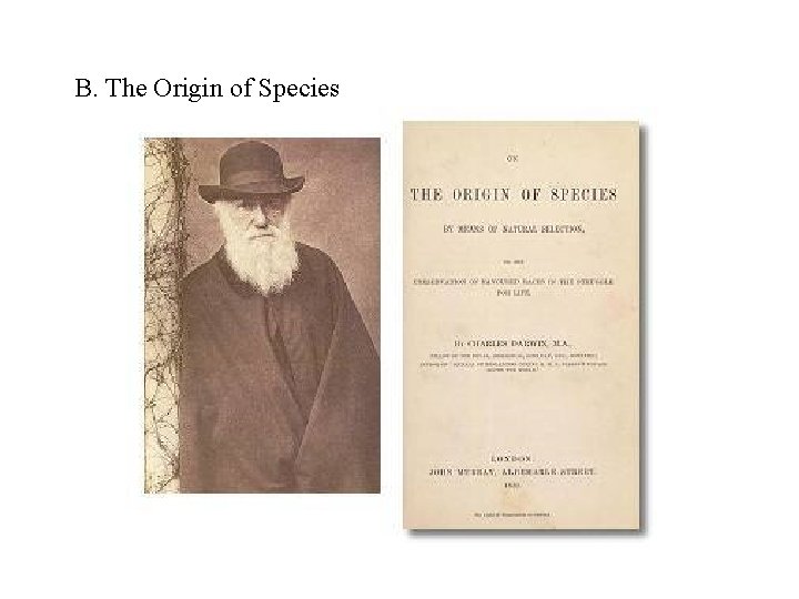 B. The Origin of Species 