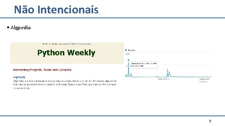 Não Intencionais • Algpedia 8 Não Intencionais • Algpedia 8