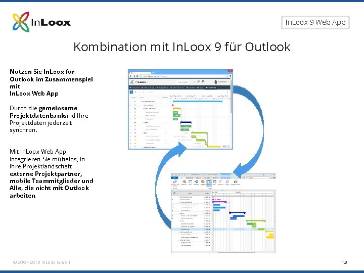 Seite 13 In. Loox 9 Web App Kombination mit In. Loox 9 für Outlook