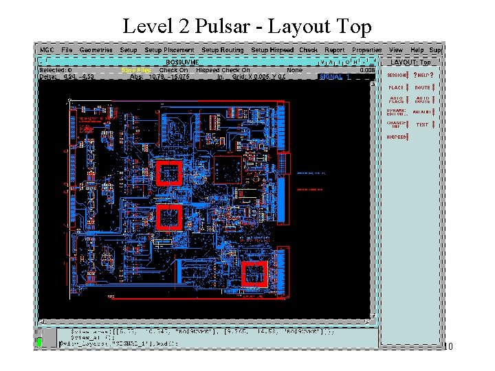 Level 2 Pulsar - Layout Top 10 