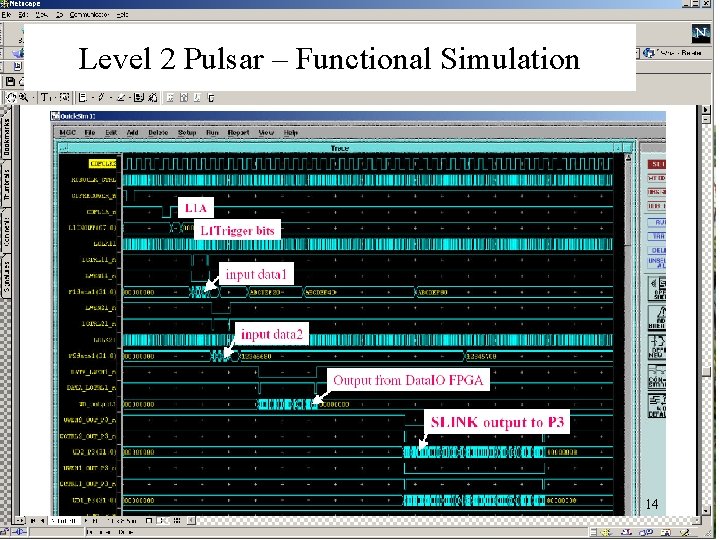 Level 2 Pulsar – Functional Simulation 14 