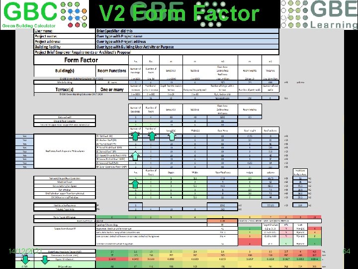 V 2 Form Factor https: //Green. Building. Calculator. uk https: //Green. Building. Encyclopaedia. uk
