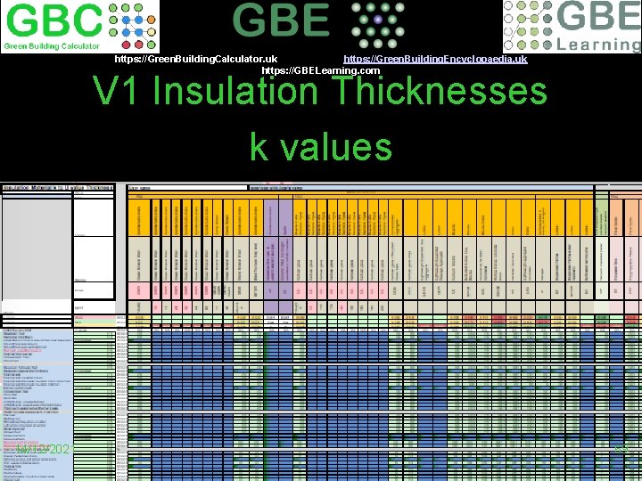 https: //Green. Building. Calculator. uk https: //Green. Building. Encyclopaedia. uk https: //GBELearning. com V