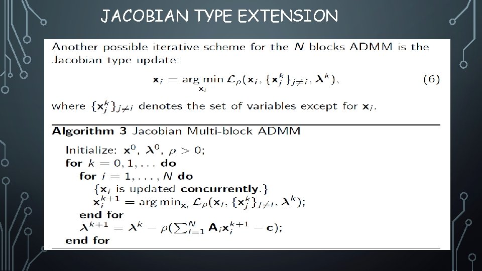 JACOBIAN TYPE EXTENSION [43] 