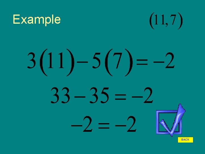 Example BACK 