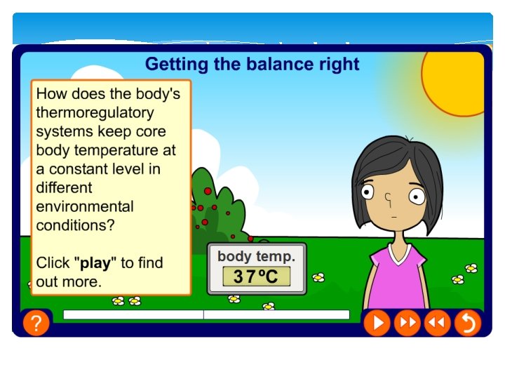 Finding the right balance 