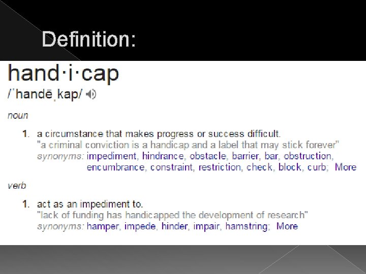 Definition: 