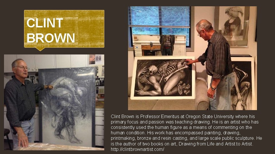 CLINT BROWN Clint Brown is Professor Emeritus at Oregon State University where his primary