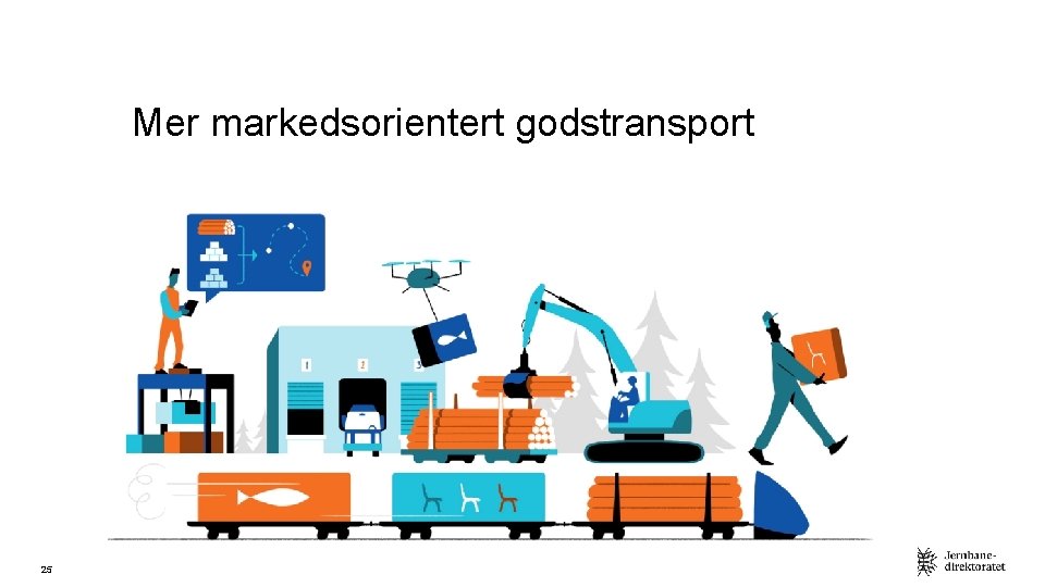 Mer markedsorientert godstransport 25 