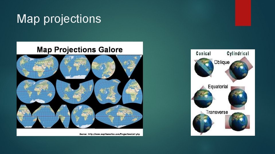 Map projections 