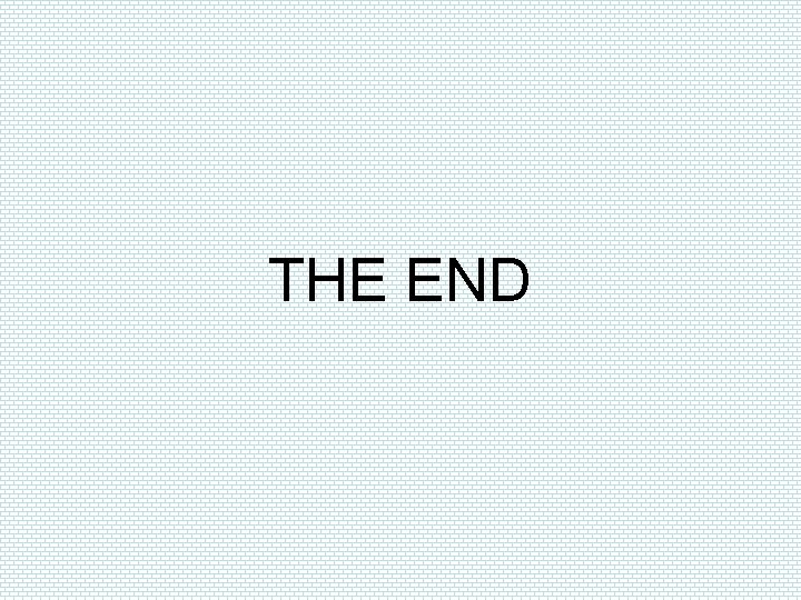 THE END 