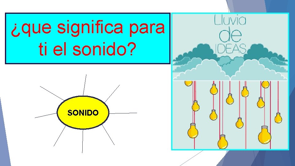 ¿que significa para ti el sonido? SONIDO 