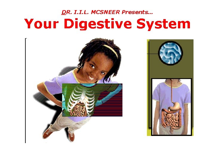 DR. I. I. L. MCSNEER Presents… Your Digestive System 