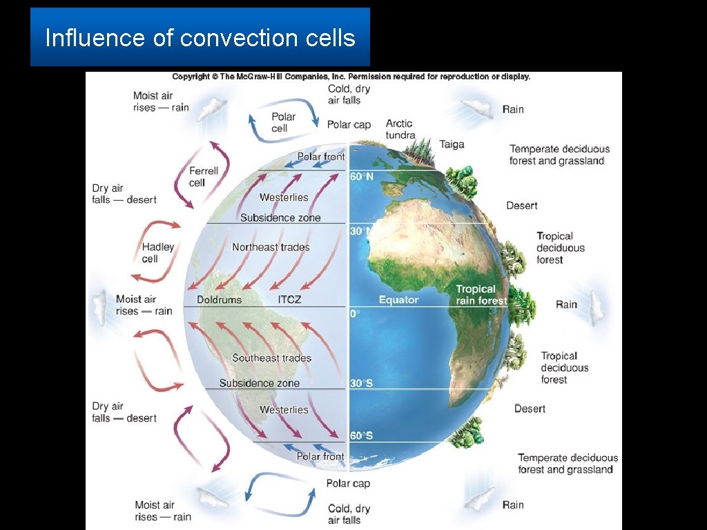 Influence of convection cells 