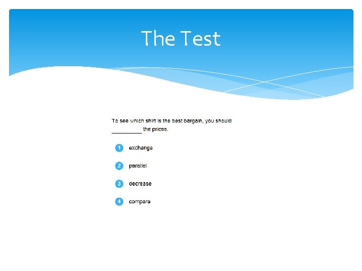 The Test 