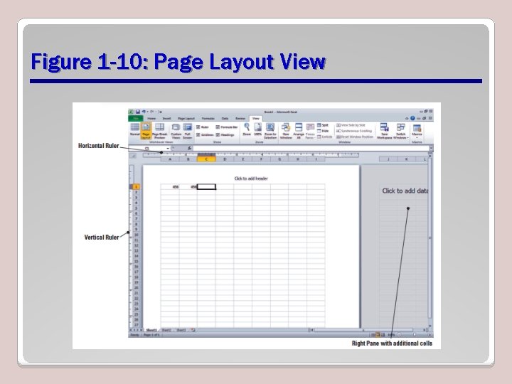 Figure 1 -10: Page Layout View 