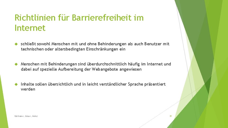 Richtlinien für Barrierefreiheit im Internet schließt sowohl Menschen mit und ohne Behinderungen als auch