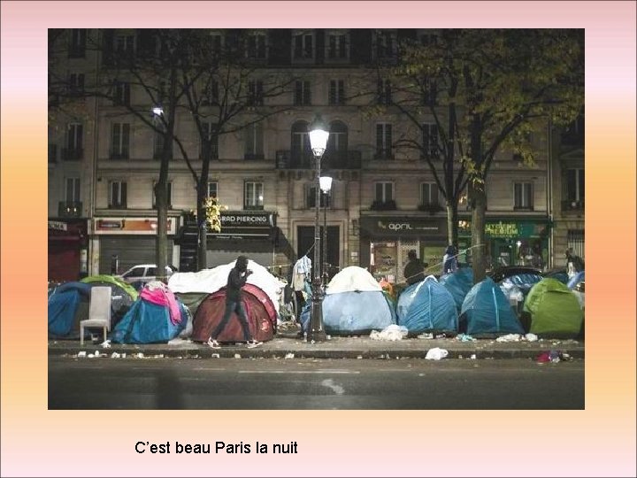 C’est beau Paris la nuit 