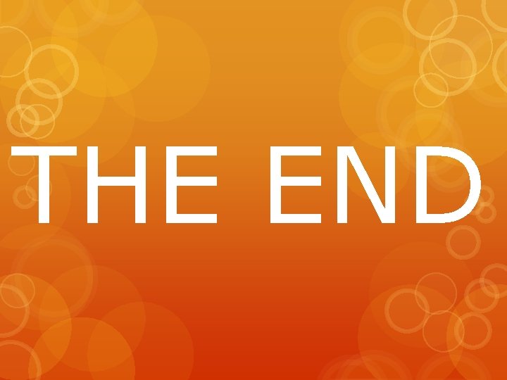THE END 