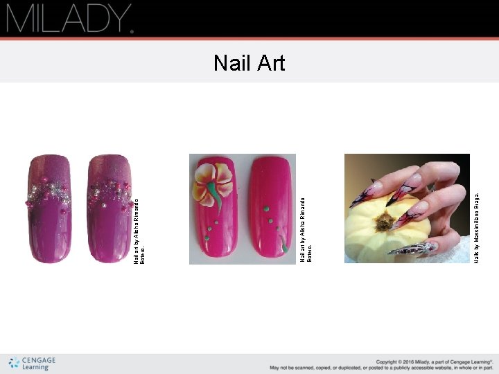 Nails by Massimiliano Braga. Nail art by Alisha Rimando Botero. Nail Art 