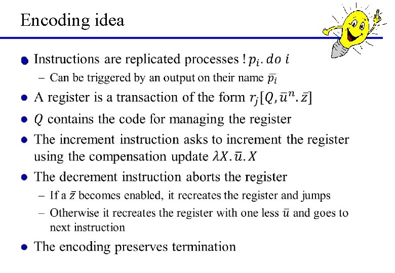 Encoding idea l 