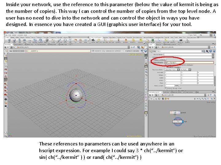 Inside your network, use the reference to this parameter (below the value of kermit