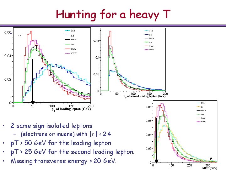 Hunting for a heavy T • . . • 2 same sign isolated leptons