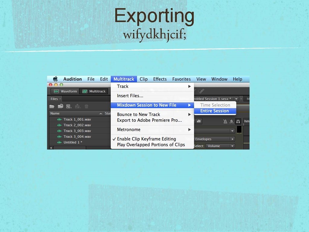 Exporting wifydkhjcif; 