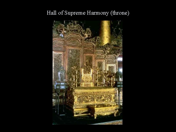 Hall of Supreme Harmony (throne) 