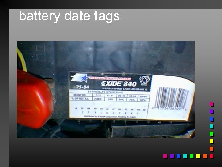 battery date tags 