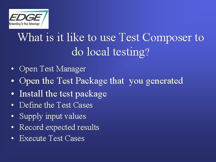 What is it like to use Test Composer to do local testing? • Open What is it like to use Test Composer to do local testing? • Open